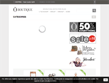 Tablet Screenshot of oboutique.it